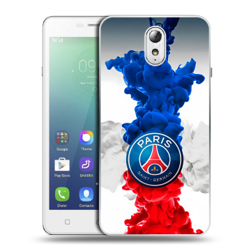 Силиконовый чехол на Lenovo Vibe P1m с принтом PSG ПСЖ
