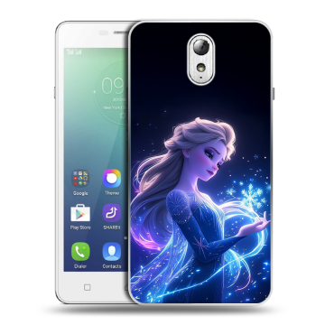 Силиконовый чехол на Lenovo Vibe P1m с принтом Холодное сердце Frozen Силиконовый чехол на Lenovo Vibe P1m с принтом Холодное сердце Frozen