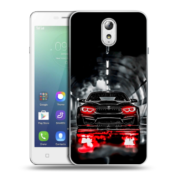 Силиконовый чехол на Lenovo Vibe P1m с принтом BMW БМВ