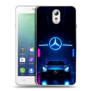 Силиконовый чехол на Lenovo Vibe P1m с принтом Mercedes Мерседес Силиконовый чехол на Lenovo Vibe P1m с принтом Mercedes Мерседес