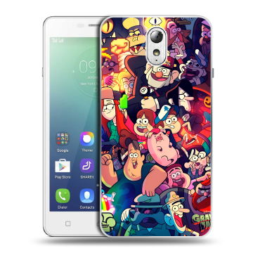 Силиконовый чехол на Lenovo Vibe P1m с принтом Gravity Falls Гравити Фолз Силиконовый чехол на Lenovo Vibe P1m с принтом Gravity Falls Гравити Фолз