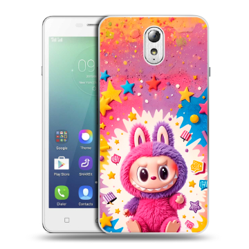 Силиконовый чехол на Lenovo Vibe P1m с принтом Labubu Лабубу Силиконовый чехол на Lenovo Vibe P1m с принтом Labubu Лабубу
