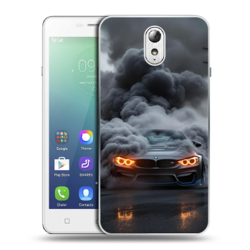 Силиконовый чехол на Lenovo Vibe P1m с принтом BMW БМВ