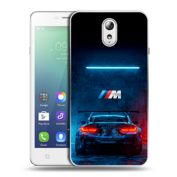 Силиконовый чехол на Lenovo Vibe P1m с принтом BMW БМВ Силиконовый чехол на Lenovo Vibe P1m с принтом BMW БМВ