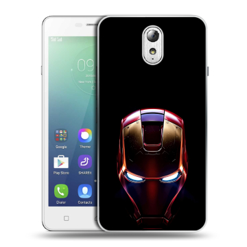 Силиконовый чехол на Lenovo Vibe P1m с принтом IronMan Железный человек Силиконовый чехол на Lenovo Vibe P1m с принтом IronMan Железный человек
