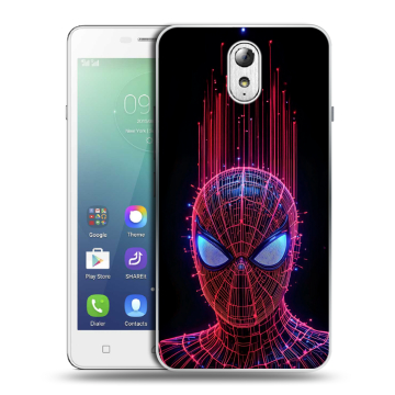 Силиконовый чехол на Lenovo Vibe P1m с принтом Spiderman Человек паук Силиконовый чехол на Lenovo Vibe P1m с принтом Spiderman Человек паук