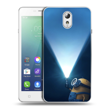 Силиконовый чехол на Lenovo Vibe P1m с принтом Миньоны Силиконовый чехол на Lenovo Vibe P1m с принтом Миньоны