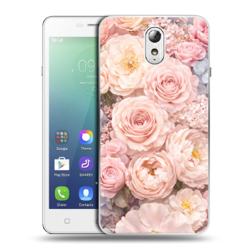 Силиконовый чехол на Lenovo Vibe P1m с принтом женский