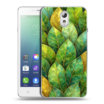 Силиконовый чехол на Lenovo Vibe P1m с принтом женский