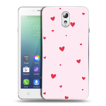 Силиконовый чехол на Lenovo Vibe P1m с принтом для девочек