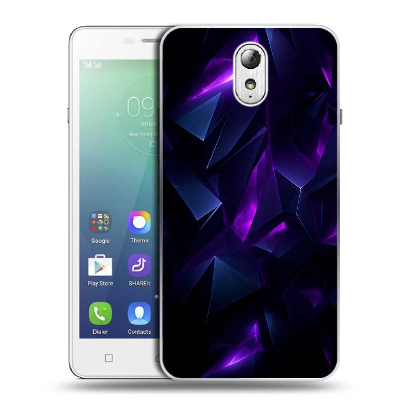 Силиконовый чехол на Lenovo Vibe P1m с принтом Абстракиция Силиконовый чехол на Lenovo Vibe P1m с принтом Абстракиция