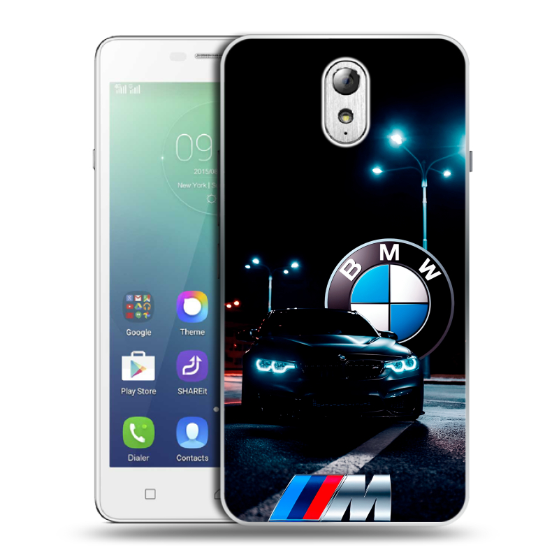 Силиконовый чехол на Lenovo Vibe P1m с принтом БМВ BMW Силиконовый чехол на Lenovo Vibe P1m с принтом БМВ BMW