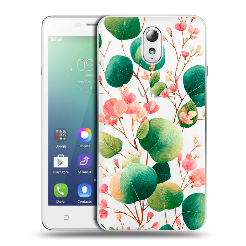Силиконовый чехол на Lenovo Vibe P1m с принтом женский Силиконовый чехол на Lenovo Vibe P1m с принтом женский