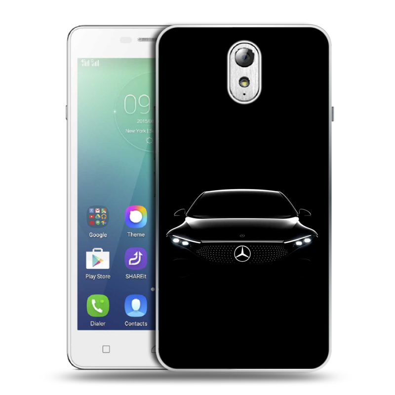 Силиконовый чехол на Lenovo Vibe P1m с принтом Mercedes Мерседес Силиконовый чехол на Lenovo Vibe P1m с принтом Mercedes Мерседес