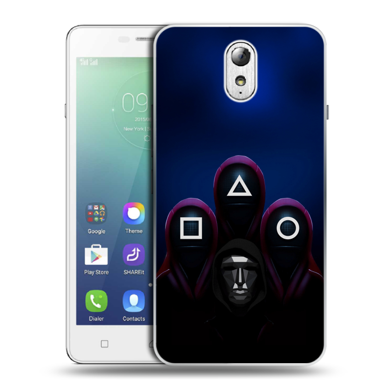 Силиконовый чехол на Lenovo Vibe P1m с принтом Игра Кальмара Силиконовый чехол на Lenovo Vibe P1m с принтом Игра Кальмара
