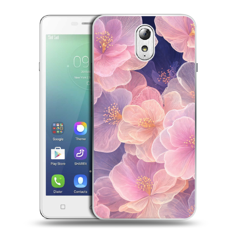 Силиконовый чехол на Lenovo Vibe P1m с принтом женский Силиконовый чехол на Lenovo Vibe P1m с принтом женский