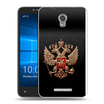 Пластиковый чехол на Alcatel OneTouch Pixi First с принтом Герб России Пластиковый чехол на Alcatel OneTouch Pixi First с принтом Герб России