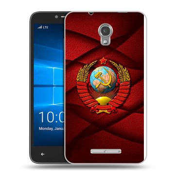 Пластиковый чехол на Alcatel OneTouch Pixi First с принтом Герб СССР Пластиковый чехол на Alcatel OneTouch Pixi First с принтом Герб СССР