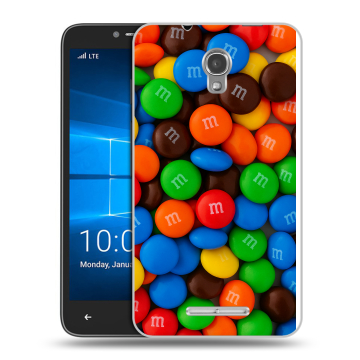 Пластиковый чехол на Alcatel OneTouch Pixi First с принтом Конфеты Пластиковый чехол на Alcatel OneTouch Pixi First с принтом Конфеты
