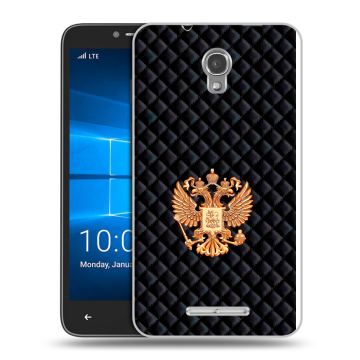 Пластиковый чехол на Alcatel OneTouch Pixi First с принтом Герб России принт Пластиковый чехол на Alcatel OneTouch Pixi First с принтом Герб России принт