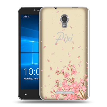 Пластиковый чехол на Alcatel OneTouch Pixi First с принтом Ветка сакуры Пластиковый чехол на Alcatel OneTouch Pixi First с принтом Ветка сакуры