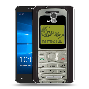 Пластиковый чехол на Alcatel OneTouch Pixi First с принтом Ретро Нокия Пластиковый чехол на Alcatel OneTouch Pixi First с принтом Ретро Нокия