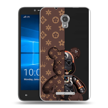 Пластиковый чехол на Alcatel OneTouch Pixi First с принтом Луи робот Пластиковый чехол на Alcatel OneTouch Pixi First с принтом Луи робот