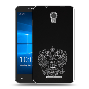 Пластиковый чехол на Alcatel OneTouch Pixi First с принтом Герб России Пластиковый чехол на Alcatel OneTouch Pixi First с принтом Герб России