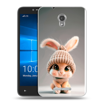 Пластиковый чехол на Alcatel OneTouch Pixi First с принтом Кролик