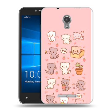 Пластиковый чехол на Alcatel OneTouch Pixi First с принтом Hello Kitty Хелоу Кити Пластиковый чехол на Alcatel OneTouch Pixi First с принтом Hello Kitty Хелоу Кити