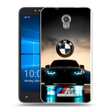 Пластиковый чехол на Alcatel OneTouch Pixi First с принтом БМВ BMW