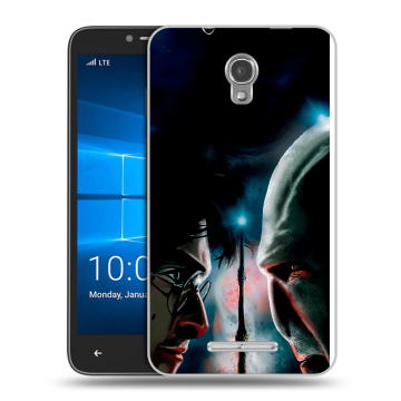 Пластиковый чехол на Alcatel OneTouch Pixi First с принтом Гарри Поттер Harry Potter