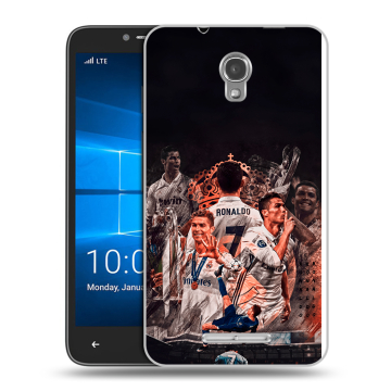 Пластиковый чехол на Alcatel OneTouch Pixi First с принтом Реал Роналдо Real Ronaldo Пластиковый чехол на Alcatel OneTouch Pixi First с принтом Реал Роналдо Real Ronaldo