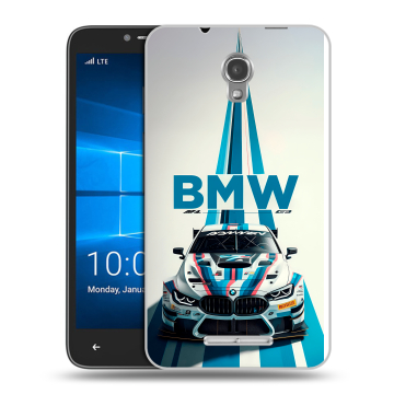Пластиковый чехол на Alcatel OneTouch Pixi First с принтом БМВ BMW Пластиковый чехол на Alcatel OneTouch Pixi First с принтом БМВ BMW