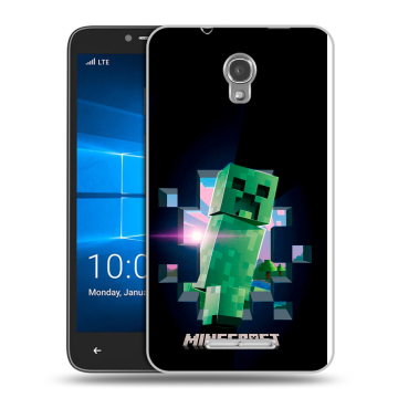 Пластиковый чехол на Alcatel OneTouch Pixi First с принтом Майнкрафт Minecraft Пластиковый чехол на Alcatel OneTouch Pixi First с принтом Майнкрафт Minecraft