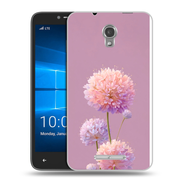 Пластиковый чехол на Alcatel OneTouch Pixi First с принтом Цветы