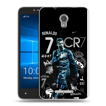 Пластиковый чехол на Alcatel OneTouch Pixi First с принтом Реал Роналдо Пластиковый чехол на Alcatel OneTouch Pixi First с принтом Реал Роналдо