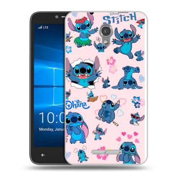 Пластиковый чехол на Alcatel OneTouch Pixi First с принтом Лило и Стич Пластиковый чехол на Alcatel OneTouch Pixi First с принтом Лило и Стич