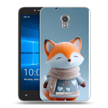 Пластиковый чехол на Alcatel OneTouch Pixi First с принтом Лиса