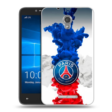 Пластиковый чехол на Alcatel OneTouch Pixi First с принтом PSG ПСЖ