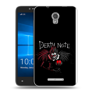 Пластиковый чехол на Alcatel OneTouch Pixi First с принтом Death note Тетрадь смерти Пластиковый чехол на Alcatel OneTouch Pixi First с принтом Death note Тетрадь смерти