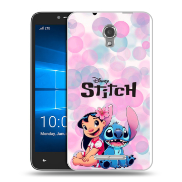 Пластиковый чехол на Alcatel OneTouch Pixi First с принтом Лило и Стич Пластиковый чехол на Alcatel OneTouch Pixi First с принтом Лило и Стич