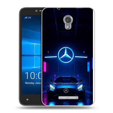 Пластиковый чехол на Alcatel OneTouch Pixi First с принтом Mercedes Мерседес Пластиковый чехол на Alcatel OneTouch Pixi First с принтом Mercedes Мерседес