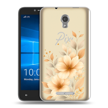 Пластиковый чехол на Alcatel OneTouch Pixi First с принтом для девушки
