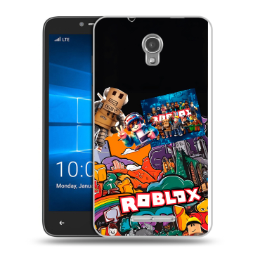 Пластиковый чехол на Alcatel OneTouch Pixi First с принтом Roblox Роблокс Пластиковый чехол на Alcatel OneTouch Pixi First с принтом Roblox Роблокс