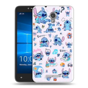 Пластиковый чехол на Alcatel OneTouch Pixi First с принтом Лило и Стич Пластиковый чехол на Alcatel OneTouch Pixi First с принтом Лило и Стич