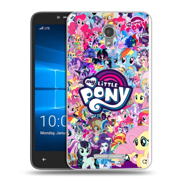 Пластиковый чехол на Alcatel OneTouch Pixi First с принтом My little pony Дружба чудо Пластиковый чехол на Alcatel OneTouch Pixi First с принтом My little pony Дружба чудо