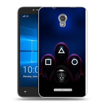 Пластиковый чехол на Alcatel OneTouch Pixi First с принтом Игра Кальмара