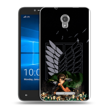 Пластиковый чехол на Alcatel OneTouch Pixi First с принтом Атака титанов Пластиковый чехол на Alcatel OneTouch Pixi First с принтом Атака титанов