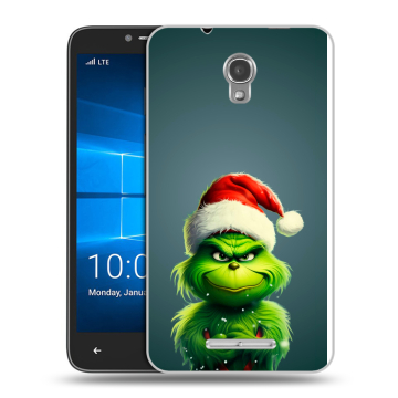 Пластиковый чехол на Alcatel OneTouch Pixi First с принтом Новый год